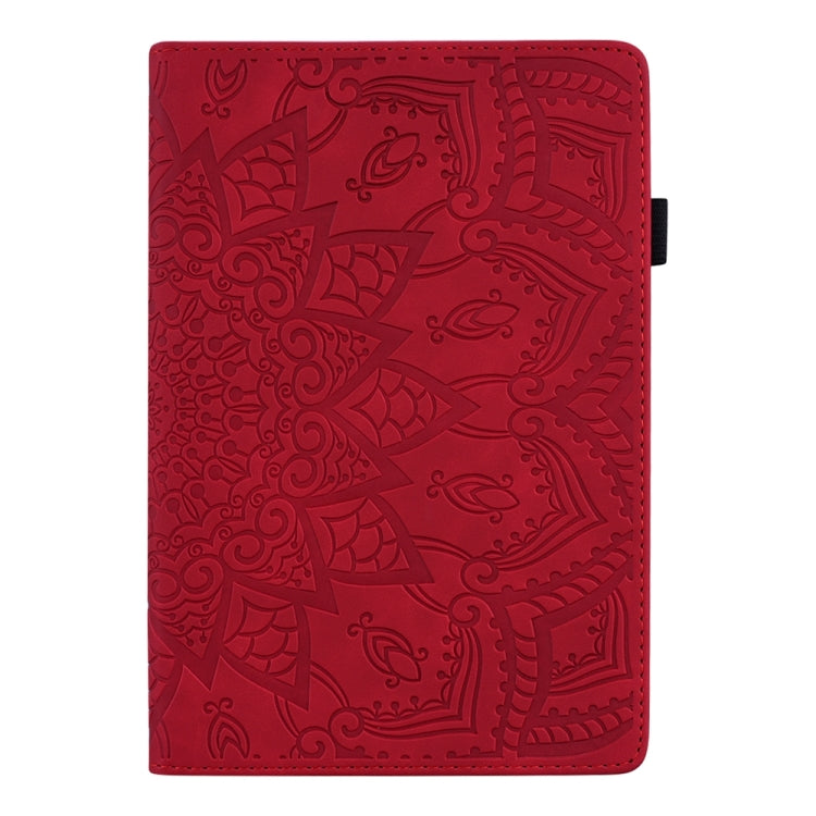 For iPad Pro 13 2024 Calf Texture Embossed Leather Tablet Case(Red) - iPad Pro 13 2024 Cases by buy2fix | Online Shopping UK | buy2fix