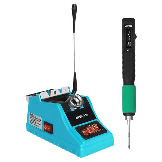 Aifen A11 Portable USB Charging Soldering Station with C210 Handle, UK Plug - Soldering Iron Set by buy2fix | Online Shopping UK | buy2fix