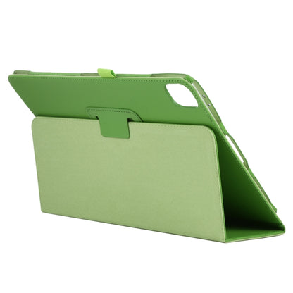 For iPad Pro 11 2024 Litchi Texture Solid Color Leather Tablet Case(Green) - iPad Pro 11 2024 Cases by buy2fix | Online Shopping UK | buy2fix