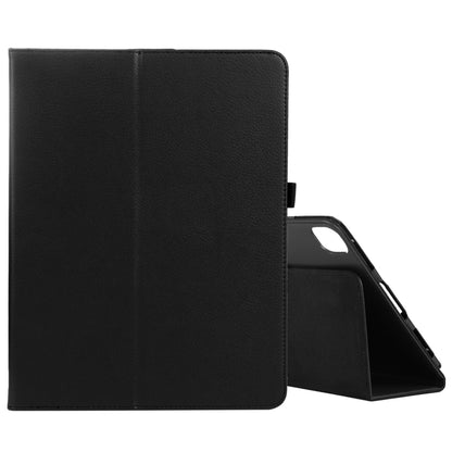 For iPad Pro 11 2024 Litchi Texture Solid Color Leather Tablet Case(Black) - iPad Pro 11 2024 Cases by buy2fix | Online Shopping UK | buy2fix