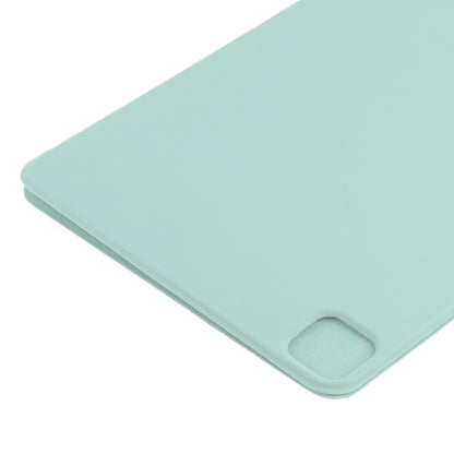 For iPad Pro 13 2024 Double-sided Clip Non-buckle Magnetic PU Smart Tablet Case(Light Green) - iPad Air 13 2024 Cases by buy2fix | Online Shopping UK | buy2fix