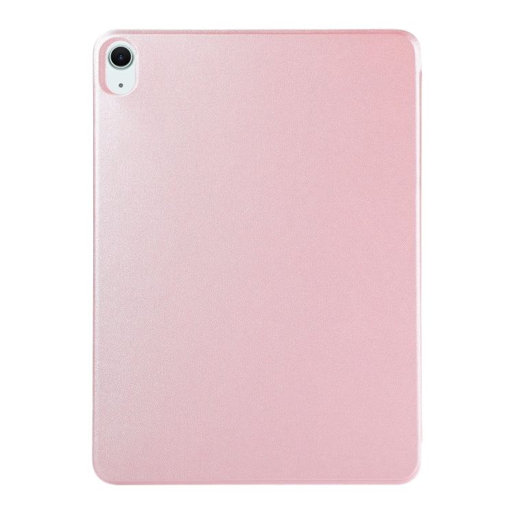 For iPad Air 11 2024 Double-sided Clip Non-buckle Magnetic PU Smart Tablet Case(Rose Gold) - iPad Air 11 2024 Cases by buy2fix | Online Shopping UK | buy2fix