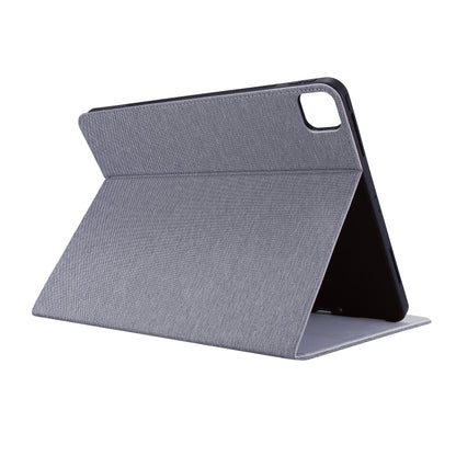 For iPad Air 11 2024 Fabric Leather Tablet Case(Grey) - iPad Air 11 2024 Cases by buy2fix | Online Shopping UK | buy2fix