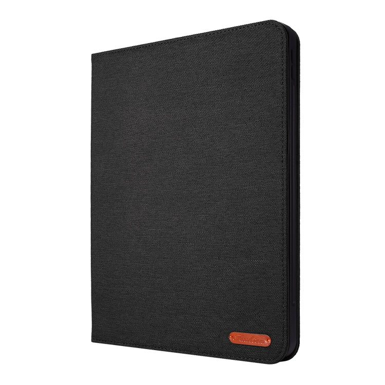 For iPad Pro 13 2024 Fabric Leather Tablet Case(Black) - iPad Pro 13 2024 Cases by buy2fix | Online Shopping UK | buy2fix