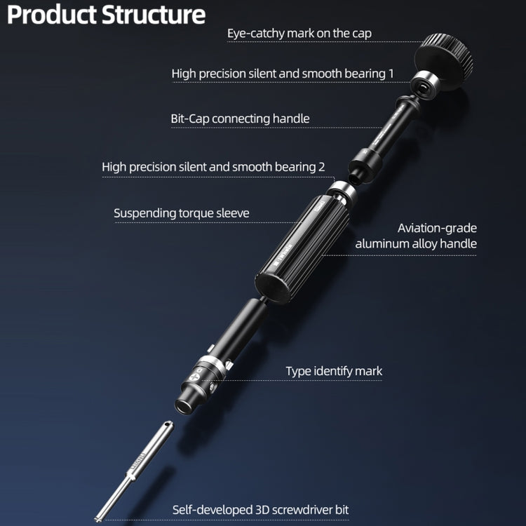 QianLi iWhale Special S2 Steel Magnetic Torque 3D Screwdriver, Model:A Phillips 0.35 - Screwdriver by QIANLI | Online Shopping UK | buy2fix