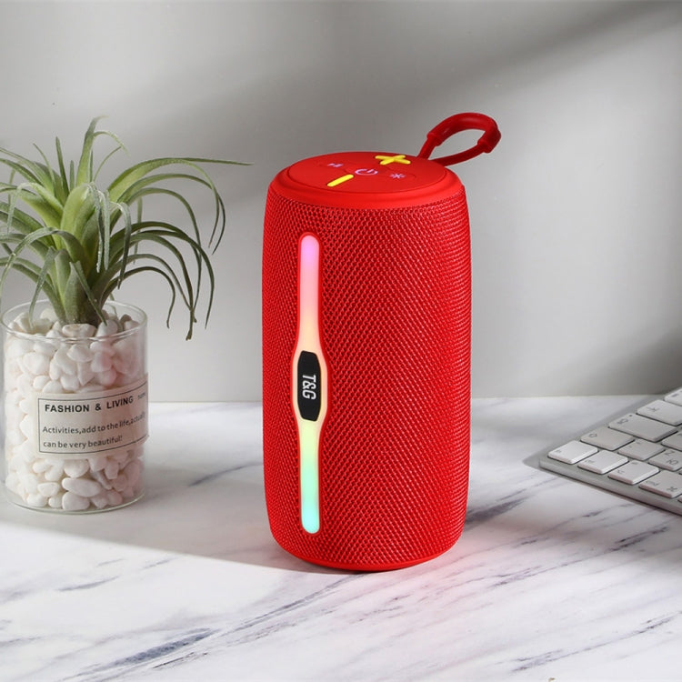 T&G TG675 Music Pulse Wireless Bluetooth Speaker with LED Light(Orange) - Desktop Speaker by T&G | Online Shopping UK | buy2fix