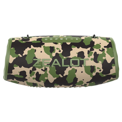 Zealot S87 80W Portable Outdoor Bluetooth Speaker with RGB Light(Camouflage) - Waterproof Speaker by ZEALOT | Online Shopping UK | buy2fix