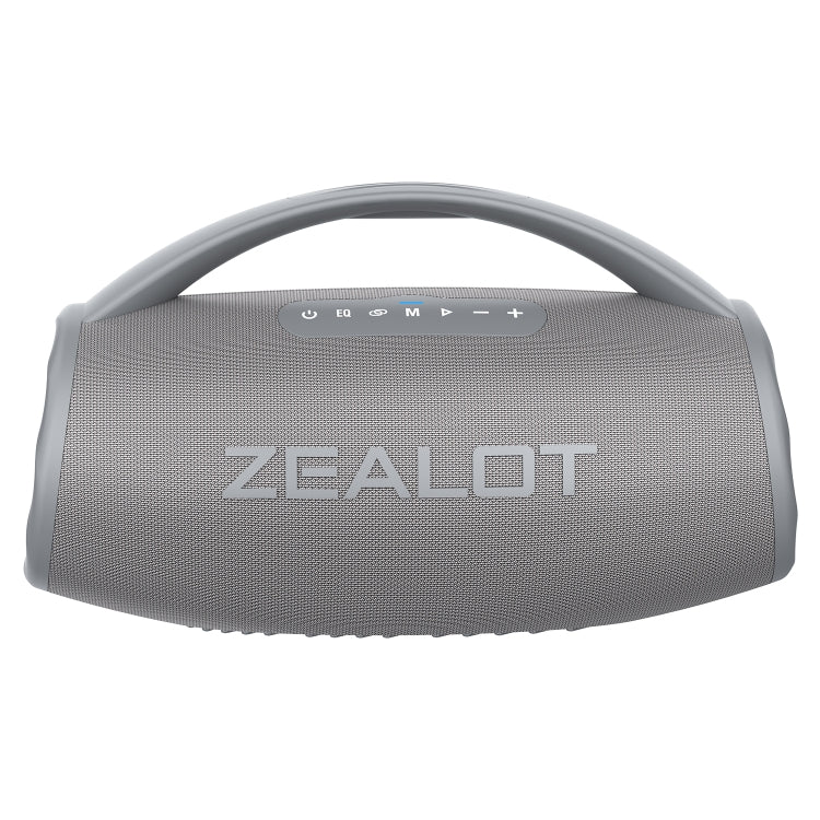 Zealot S97 80W Outdoor Portable RGB Light Bluetooth Speaker(Grey) - Waterproof Speaker by ZEALOT | Online Shopping UK | buy2fix