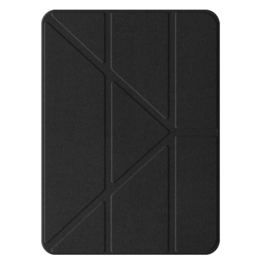 For iPad Air 13 2024 Mutural Multi-fold Smart Leather Tablet Case(Black) - iPad Air 13 2025 / 2024 Cases by Mutural | Online Shopping UK | buy2fix