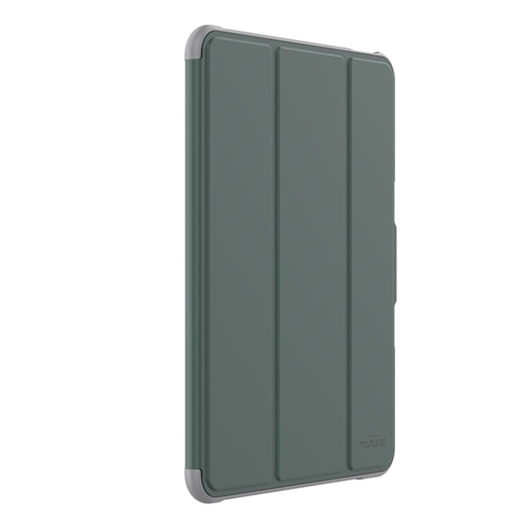 For iPad Pro 11 2024 Mutural PC Hybrid TPU Leather Smart Tablet Case(Dark Green) - iPad Pro 11 2024 Cases by Mutural | Online Shopping UK | buy2fix