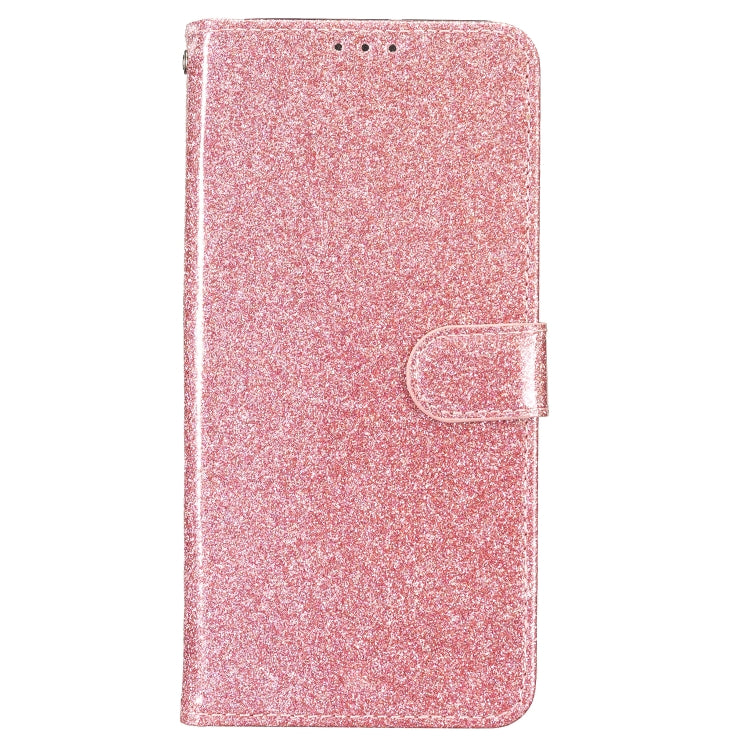 For iPhone 16 Pro Max Glitter Powder Flip Leather Phone Case(Rose Gold) - iPhone 16 Pro Max Cases by buy2fix | Online Shopping UK | buy2fix