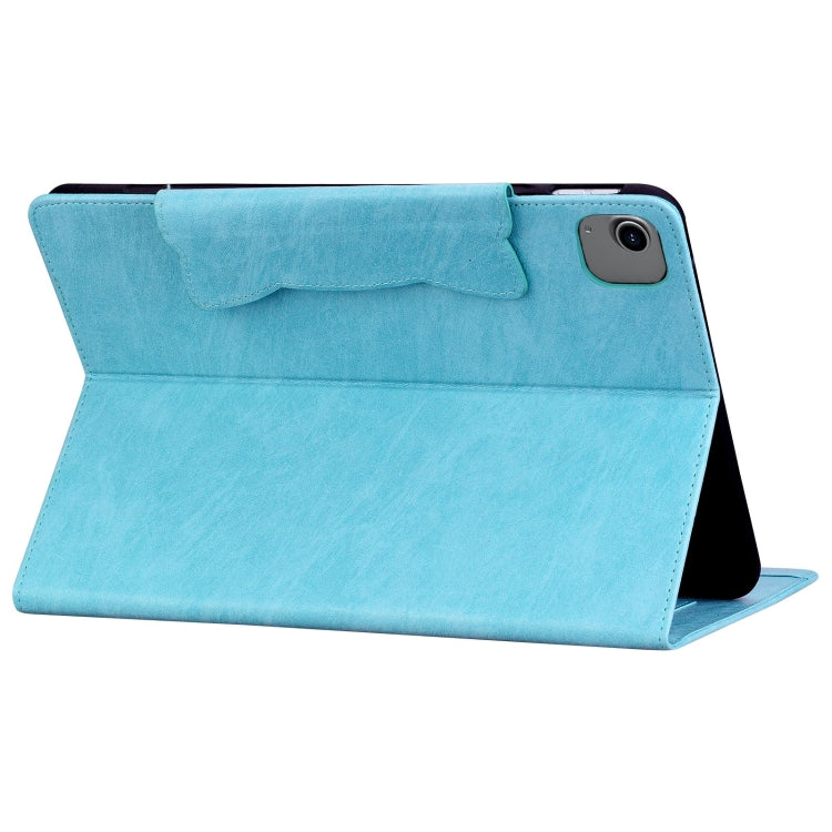 For iPad Air 11 2024 / Air 5 / Air 4 Cat Buckle Leather Smart Tablet Case(Sky Blue) - iPad Air 11 2024 Cases by buy2fix | Online Shopping UK | buy2fix