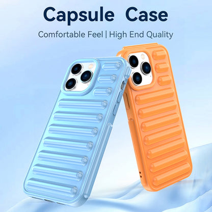 For iPhone 16 Pro Capsule Series Candy Color TPU Phone Case(Blue) - iPhone 16 Pro Cases by buy2fix | Online Shopping UK | buy2fix