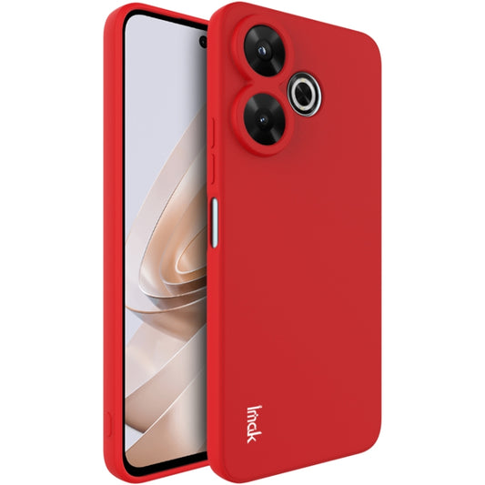 For Xiaomi Poco M6 4G IMAK UC-4 Series Straight Edge TPU Soft Phone Case(Red) - Xiaomi Cases by imak | Online Shopping UK | buy2fix