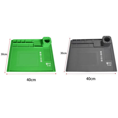 BEST S-190 High-temperature Resistant Silicone Pad Workbench Pad(Grey) - Working Mat by BEST | Online Shopping UK | buy2fix