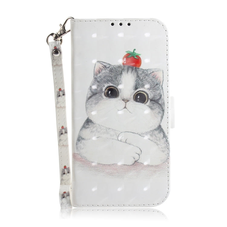 For Xiaomi Redmi K70 Pro / K70 3D Colored Flip Leather Phone Case(Cute Cat) - K70 Cases by buy2fix | Online Shopping UK | buy2fix