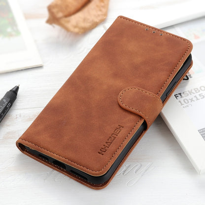 For Samsung Galaxy S25 Ultra 5G KHAZNEH Retro Texture Horizontal Flip Leather Phone Case(Brown) - Galaxy S25 Ultra 5G Cases by buy2fix | Online Shopping UK | buy2fix