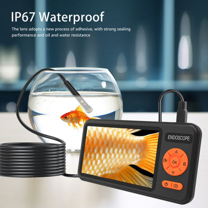 T29 5 inch IPS Screen 7.9mm Dual Lens IP67 Waterproof Industrial Endoscope With Bracket, Length:1m -  by buy2fix | Online Shopping UK | buy2fix