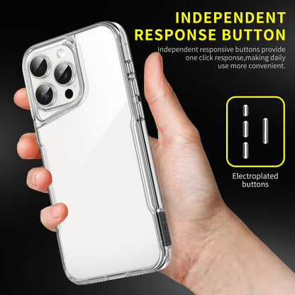 For iPhone 16 Pro Max Acrylic + TPU Transparent Full Coverage Phone Case - iPhone 16 Pro Max Cases by buy2fix | Online Shopping UK | buy2fix