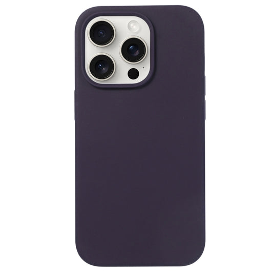 For iPhone 16 Pro Max Liquid Silicone Phone Case(Berry Purple) - iPhone 16 Pro Max Cases by buy2fix | Online Shopping UK | buy2fix