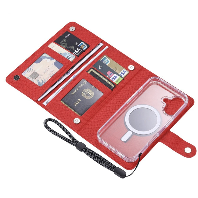 For iPhone 13 ViLi GHA-C Series RFID MagSafe Magnetic Flip Leather Phone Case(Red) - iPhone 13 Cases by ViLi | Online Shopping UK | buy2fix