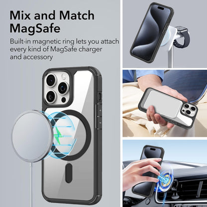 For iPhone 15 Pro Max MagSafe Acrylic Hybrid TPU Phone Case(Royal Blue) - iPhone 15 Pro Max Cases by buy2fix | Online Shopping UK | buy2fix