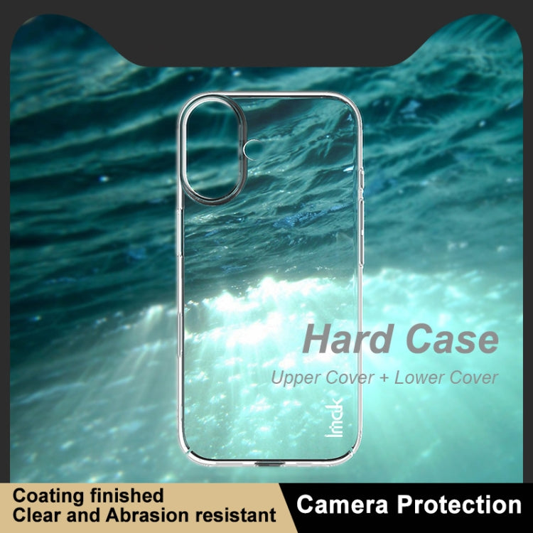 For iPhone 16 IMAK Wing II Wear-resisting Crystal Phone Case - iPhone 16 Cases by imak | Online Shopping UK | buy2fix