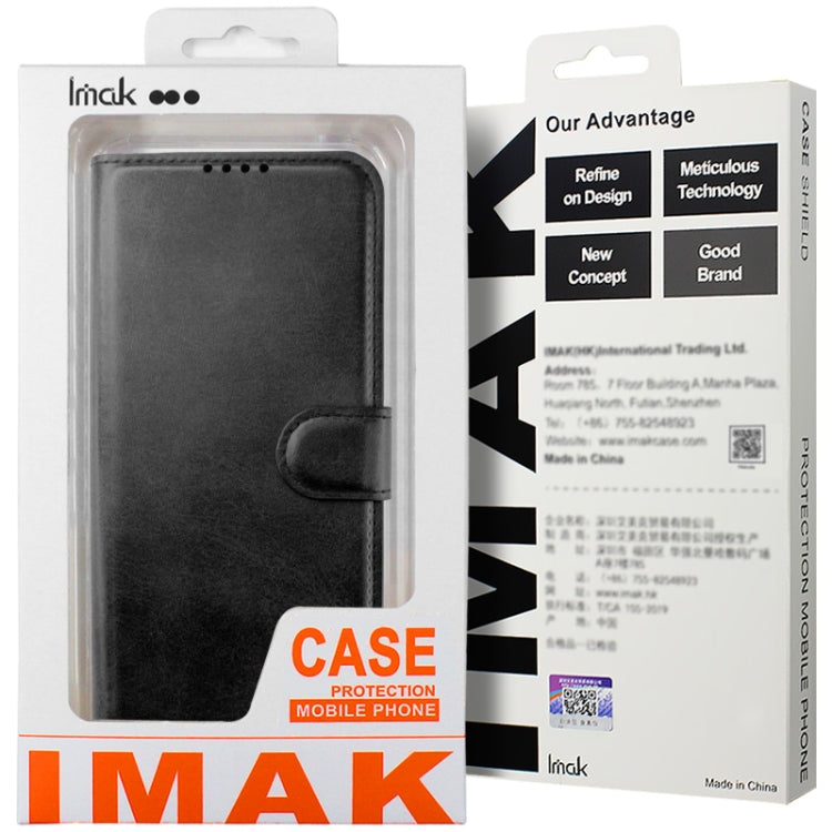 For iPhone 15 Pro Max IMAK Count Series Flip Leather Phone Case(Black) - iPhone 15 Pro Max Cases by imak | Online Shopping UK | buy2fix