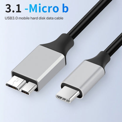 USB-C / Type-C 3.0 to Micro B Mobile Hard Disk Adapter Cable, Length:0.3m - USB 3.0 by buy2fix | Online Shopping UK | buy2fix