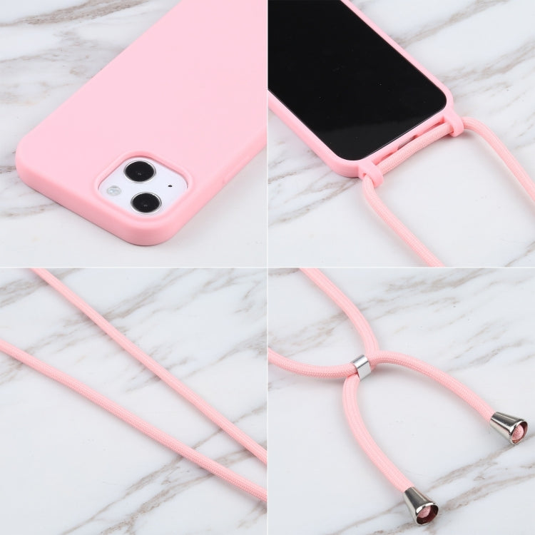 For iPhone 16 Pro Max Candy Colors TPU Protective Phone Case with Lanyard(Pink) - iPhone 16 Pro Max Cases by buy2fix | Online Shopping UK | buy2fix