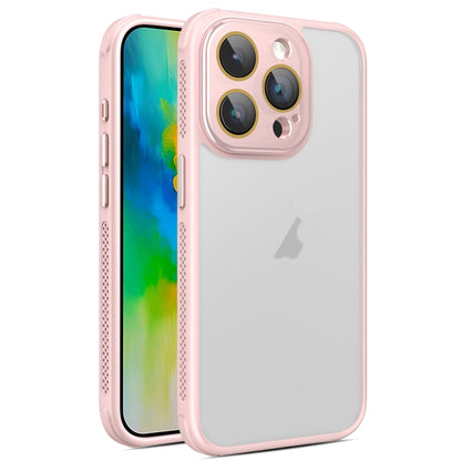 For iPhone 16 Pro Side Cooling Skin Feel Frosted Phone Case(Pink) - iPhone 16 Pro Cases by buy2fix | Online Shopping UK | buy2fix