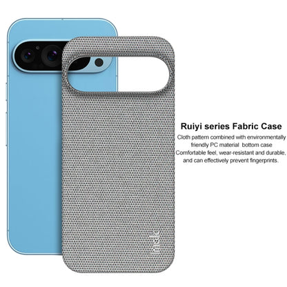 For Google Pixel 9 Pro XL imak Ruiyi Series Cloth Texture PU + PC Phone Case(Light Grey) - Google Cases by imak | Online Shopping UK | buy2fix