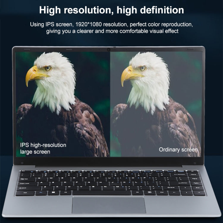 14 inch Windows 11 Laptop, 16GB+256GB, Gen 5th Intel Core i5 CPU, 180 Degree Rotation Axis(Silver) - Others by buy2fix | Online Shopping UK | buy2fix