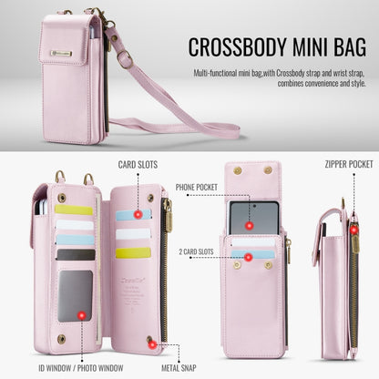 For Samsung Z Fold Series CaseMe Me50 Mini Lanyard Universal Bag(Pink) - Galaxy Z Fold6 5G Cases by CaseMe | Online Shopping UK | buy2fix