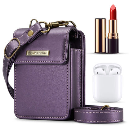 CaseMe Me50 Mini Universal Bag for Apple and Samsung Headphones + Lipstick(Purple) - For AirPods 1/2 by CaseMe | Online Shopping UK | buy2fix