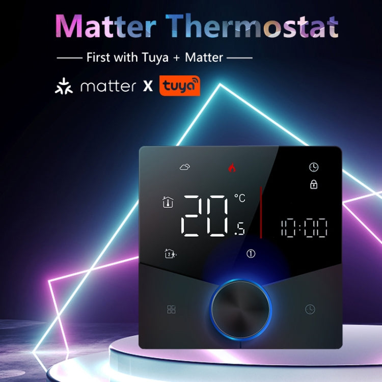 BHT-009GCLW-MT Boiler Heating WiFi Smart Home LED Thermostat with Matter(White) - Thermostat & Thermometer by buy2fix | Online Shopping UK | buy2fix