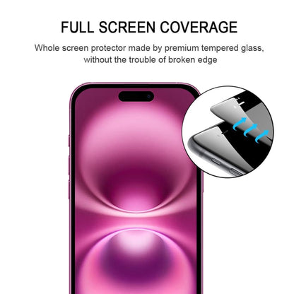 For iPhone 16 Plus Full Glue Screen Tempered Glass Film - iPhone 16 Plus Tempered Glass by buy2fix | Online Shopping UK | buy2fix