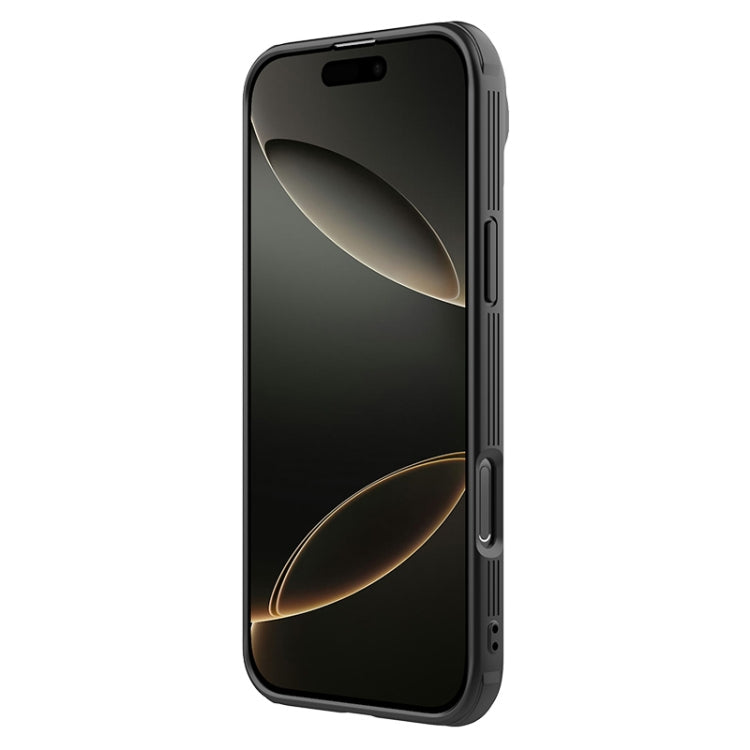 For iPhone 16 Pro Max NILLKIN CamShield Prop Translucent PC Phone Case(Black) - iPhone 16 Pro Max Cases by NILLKIN | Online Shopping UK | buy2fix