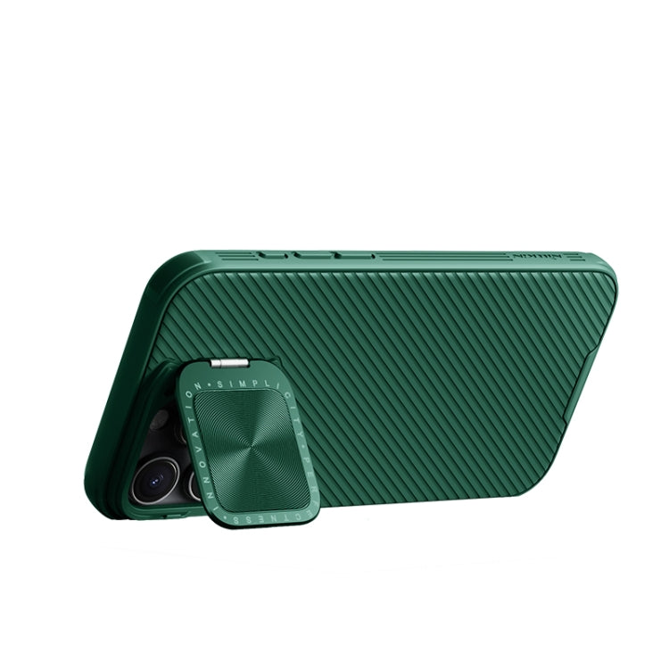 For iPhone 16 Pro Max NILLKIN CamShield Prop MagSafe Magnetic PC Phone Case(Green) - iPhone 16 Pro Max Cases by NILLKIN | Online Shopping UK | buy2fix