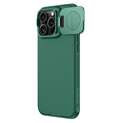 For iPhone 16 Pro NILLKIN Black Mirror Prop CD Texture Mirror Phone Case(Green) - iPhone 16 Pro Cases by NILLKIN | Online Shopping UK | buy2fix