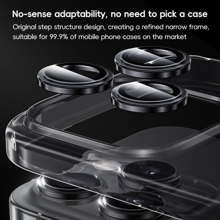 For iPhone 16 Plus Benks King Kong Series Corning Single Metal Lens Protective Film(Black) - iPhone 16 Plus Tempered Glass by Benks | Online Shopping UK | buy2fix