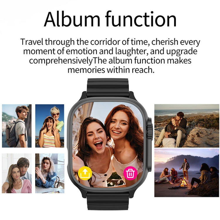 LEMFO LF40 2.01 inch Bluetooth Call Smart Watch, Support Heart Rate / Blood Oxygen(Silver Orange) - Smart Watches by LEMFO | Online Shopping UK | buy2fix