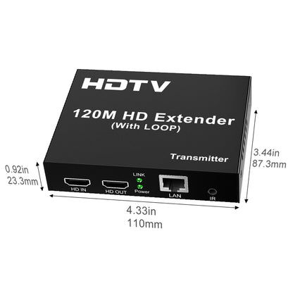 120m HDTV Network Extender(US Plug) - Amplifier by buy2fix | Online Shopping UK | buy2fix