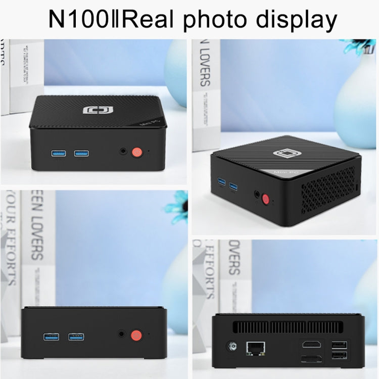 Jumper N100 II Mini PC, Intel 12th Generation Alder Lake-N N100 Quad-core 3.4GHz, RAM: 8GB, ROM: 256GB, Support HDMI(US Plug) - Barebone Mini PCs by jumper | Online Shopping UK | buy2fix