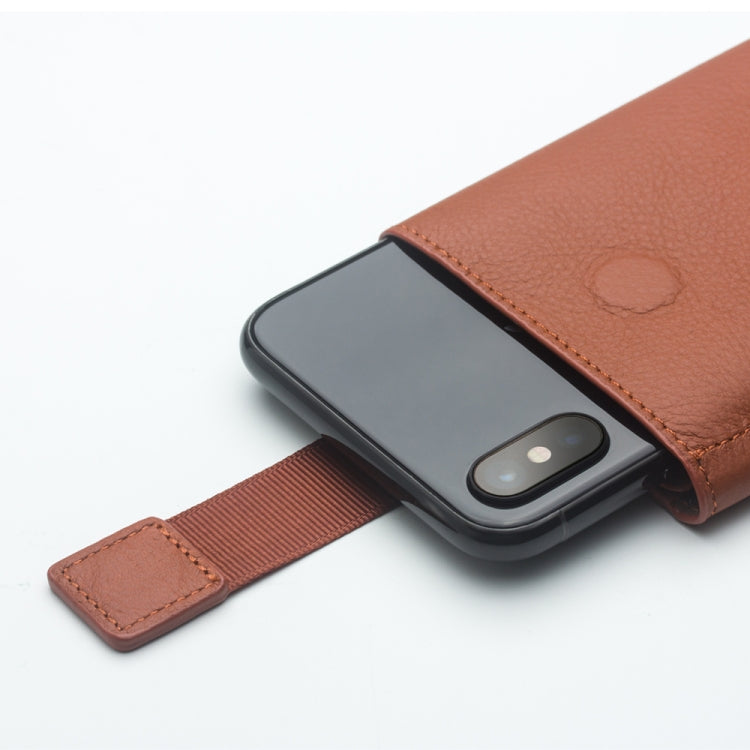 For iPhone XR QIALINO Nappa Texture Top-grain Leather Horizontal Flip Wallet Case with Card Slots(Brown) - More iPhone Cases by QIALINO | Online Shopping UK | buy2fix