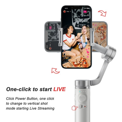 FUNSNAP Capture π Aluminum Alloy Arm 3-Axis Handheld Phone Gimbal, Combo Version(Grey) - Handheld Gimbals by FUNSNAP | Online Shopping UK | buy2fix