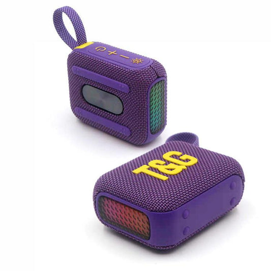 T&G TG445 Portable Stereo Subwoofer Bass RGB Light Wireless TWS BT Speaker(Purple) - Desktop Speaker by T&G | Online Shopping UK | buy2fix