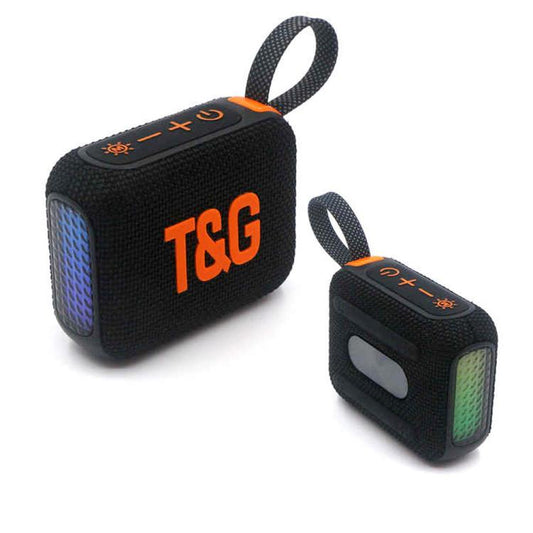 T&G TG445 Portable Stereo Subwoofer Bass RGB Light Wireless TWS BT Speaker(Black) - Desktop Speaker by T&G | Online Shopping UK | buy2fix