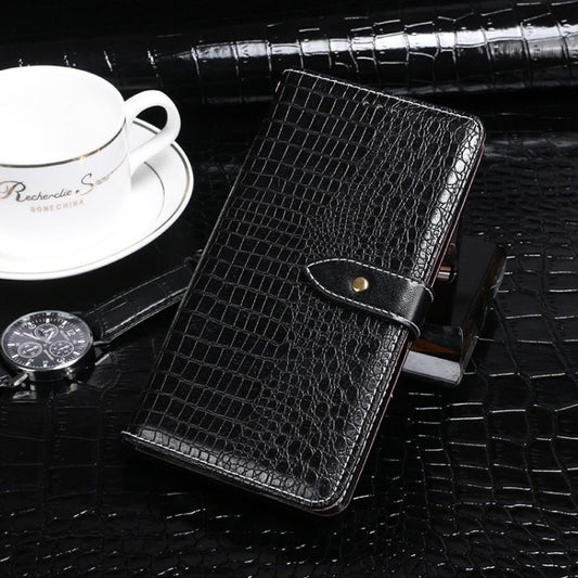 For UMIDIGI A7 idewei Crocodile Texture Horizontal Flip Leather Case with Holder & Card Slots & Wallet(Black) - More Brand by idewei | Online Shopping UK | buy2fix