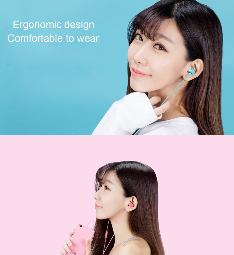 Original Xiaomi Mi In-Ear Headphones Basic Earphone with Wire Control + Mic, Support Answering and Rejecting Call(Black) - Normal Style Earphone by Xiaomi | Online Shopping UK | buy2fix